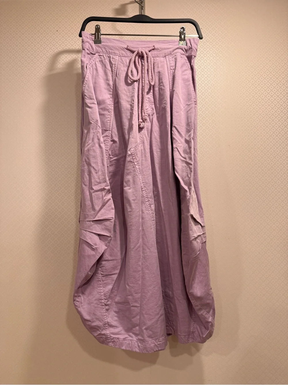 NWT Free People Willow Poplin Maxi Skirt in Pink Lavender Size XS